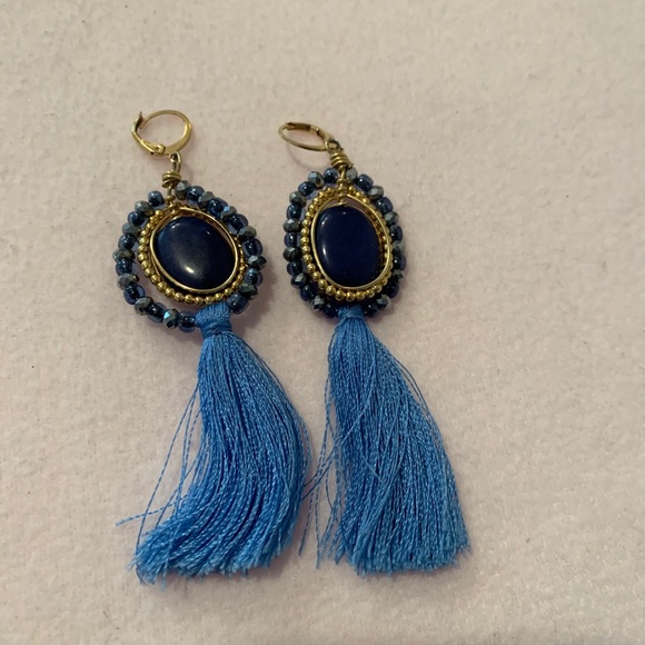 Jewelry - Original hand made blue earrings